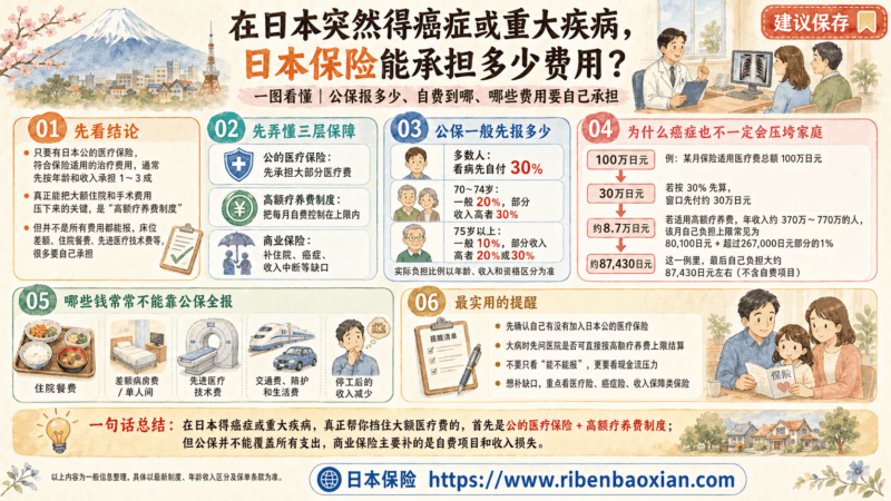 图片[1]-在日本生活如果突然得癌症或重大疾病，日本保险到底能帮我承担多少费用？-日本保保网