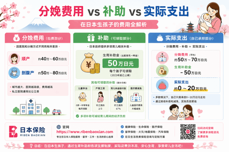 图片[4]-在日本生孩子要花多少钱？一篇讲清50万补助和所有隐藏福利-日本保保网
